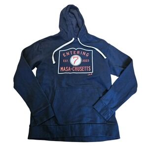 BreakingT Masataka Yoshida Masa-Chusetts Hoodie Navy Blue Mens Medium Baseball